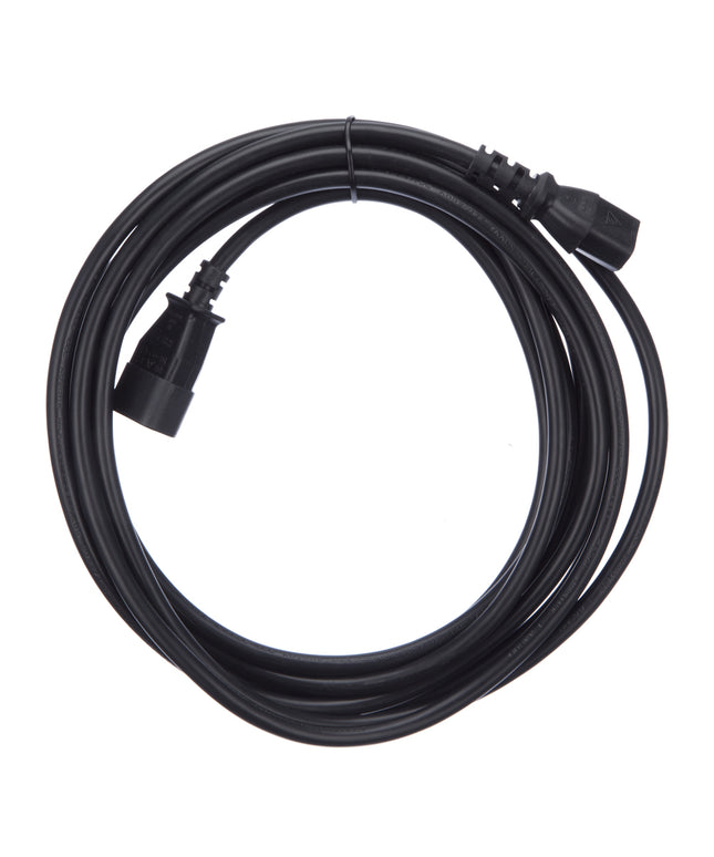 10m IEC Power Extension Cable Kettle Male to Female UPS Lead C13 - C14 Mains 240V 6A