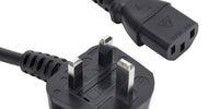 5m UK C13 6A Kettle Lead Computer Power Lead 3 Pin 240V Plug to IEC Connector