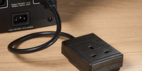 2m IEC C14 Plug to 1 Gang Mains Power UK Socket