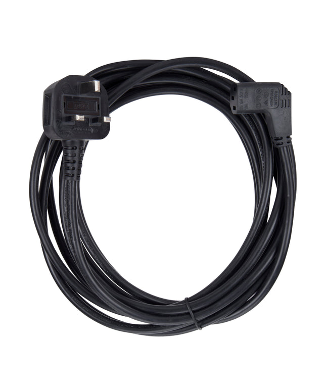 10m UK Right Angled Kettle Lead Computer Power Lead 3 Pin 240V Plug to IEC Connector C13 10A