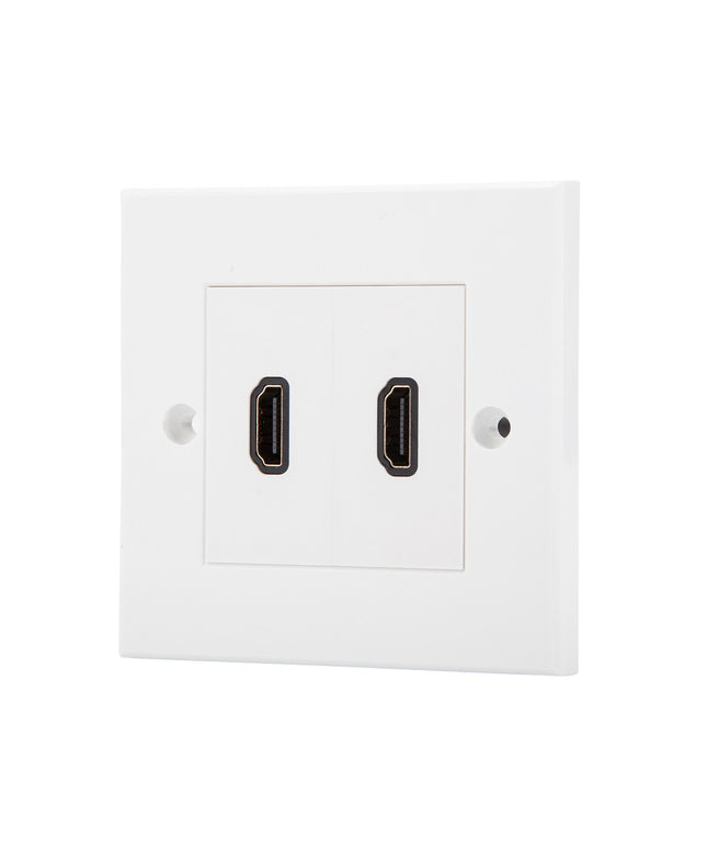 HDMI Modular Faceplate/Wall Outlet (2 x HDMI Port)